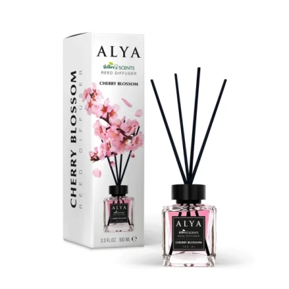Ароматизатор с пръчици Alya - черешов цвят