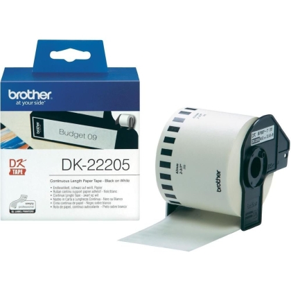 Оригинална непрекъсната лента Brother DK-22205 – 62mm x 30.5m