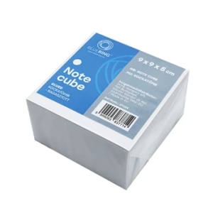 Кубче хартиено Bluering 90/90/50 бяло, подлепено 